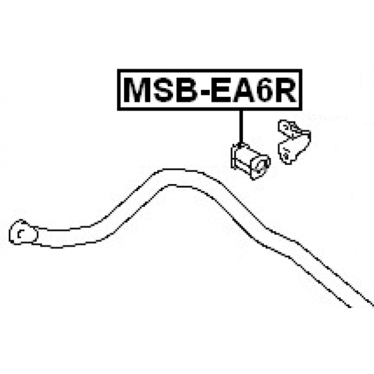 MSB-EA6R - Stabiliser Mounting 