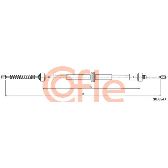 10.6547 - Cable, parking brake 