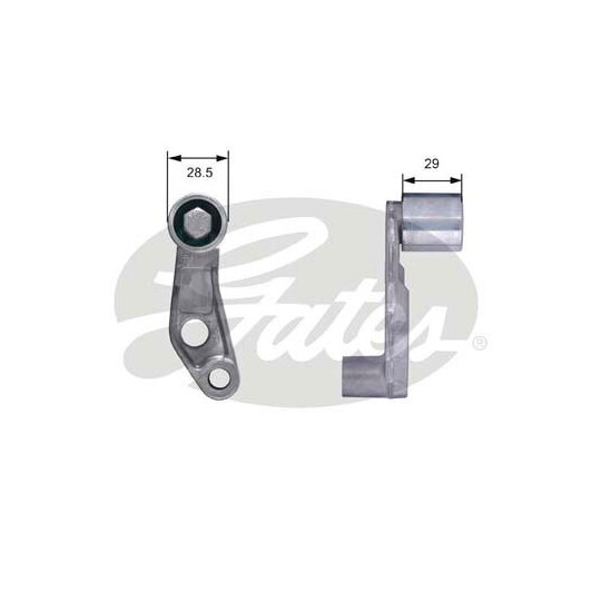 T42234 - Deflection/Guide Pulley, timing belt 