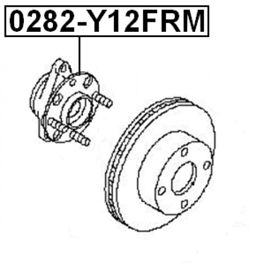 0282-Y12FRM - Wheel hub 