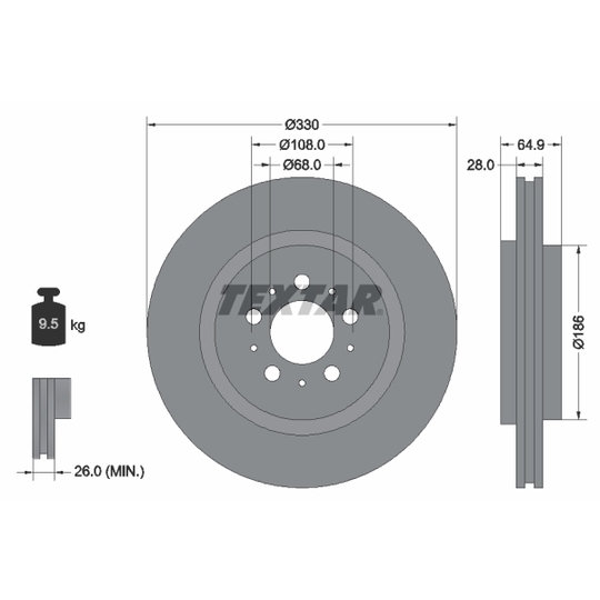 92178303 - Brake Disc 