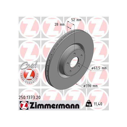 250.1373.20 - Brake Disc 