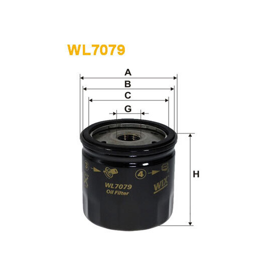 WL7079 - Oil filter 