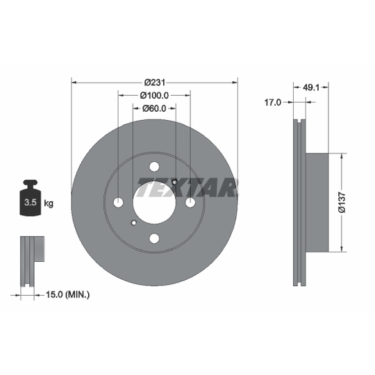 92113300 - Brake Disc 