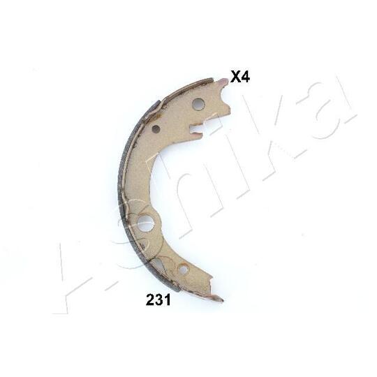 55-02-231 - Brake Shoe Set, parking brake 