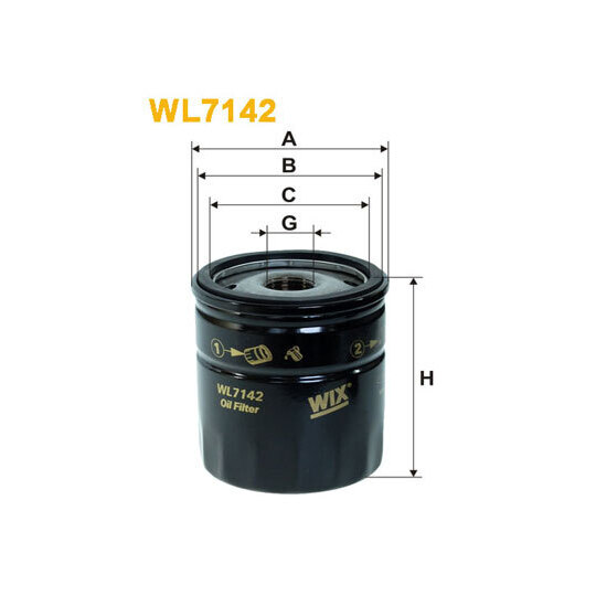 WL7142 - Oil filter 