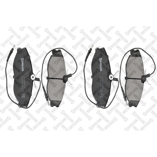 615 004B-SX - Brake Pad Set, disc brake 