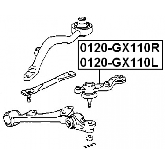 0120-GX110L - Ball Joint 