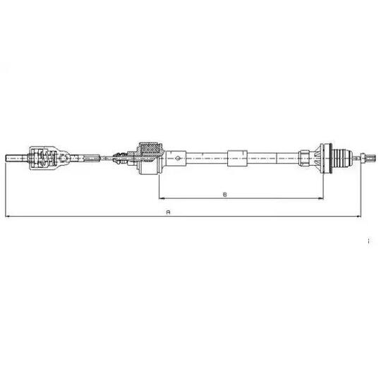 58008600 - Clutch Cable 