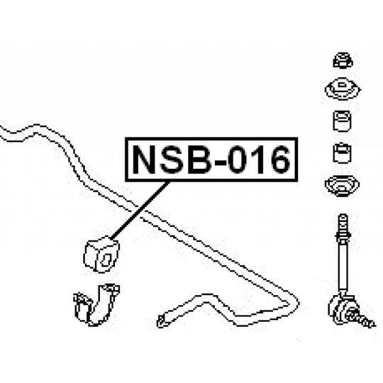 NSB-016 - Kinnitus, stabilisaator 