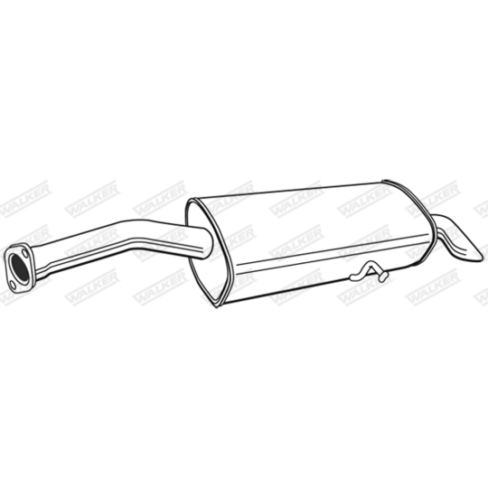 21082 - Mounting Kit, exhaust system 