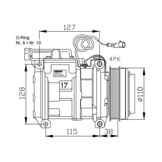 99488569 - Coil, compressor OE number by FIAT, IVECO | Spareto