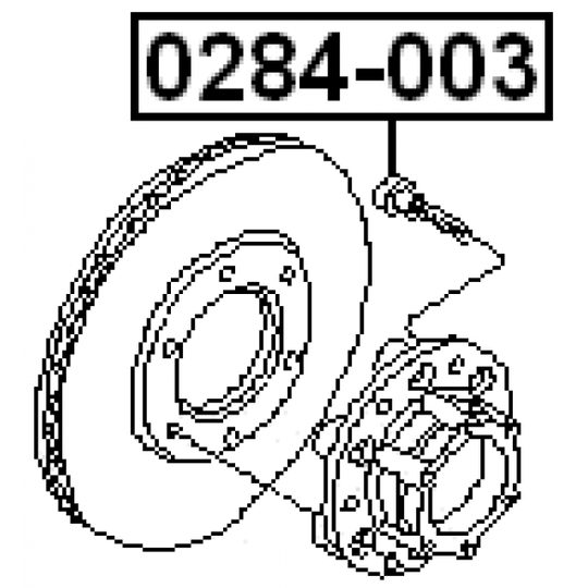 0284-003 - Wheel Stud 