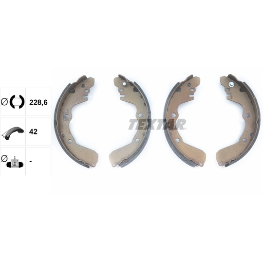 91047500 - Brake Shoe Set 