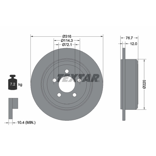 92202703 - Brake Disc 