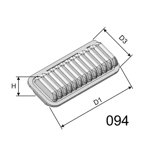 P176 - Air filter 