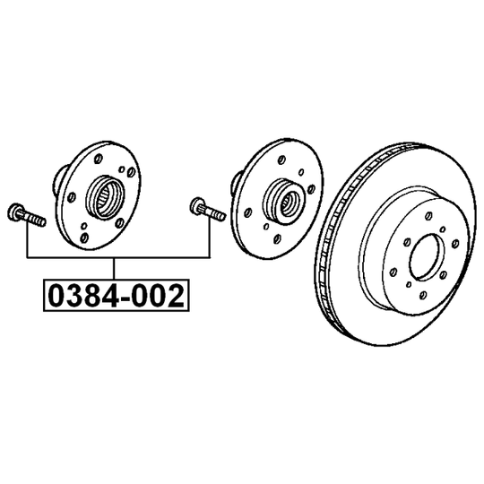0384-002 - Wheel Stud 