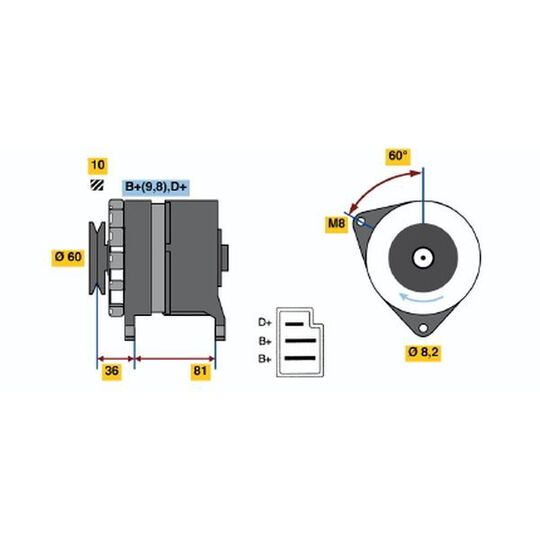 0 986 031 380 - Generator 