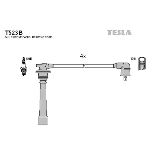 T523B - Ignition Cable Kit 