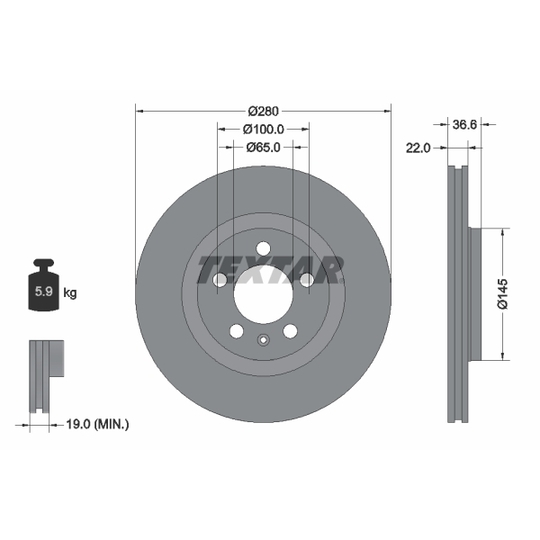 92082305 - Brake Disc 