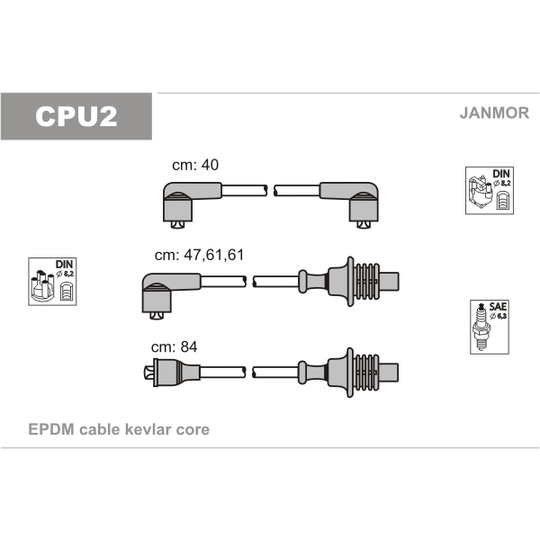 CPU2 - Ignition Cable Kit 