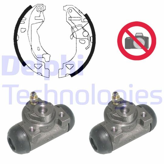 KP1009 - Brake Shoe Set 