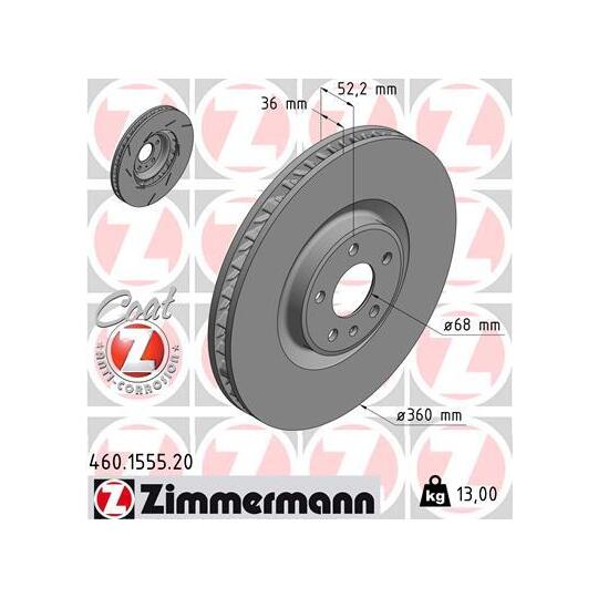 460.1555.20 - Brake Disc 