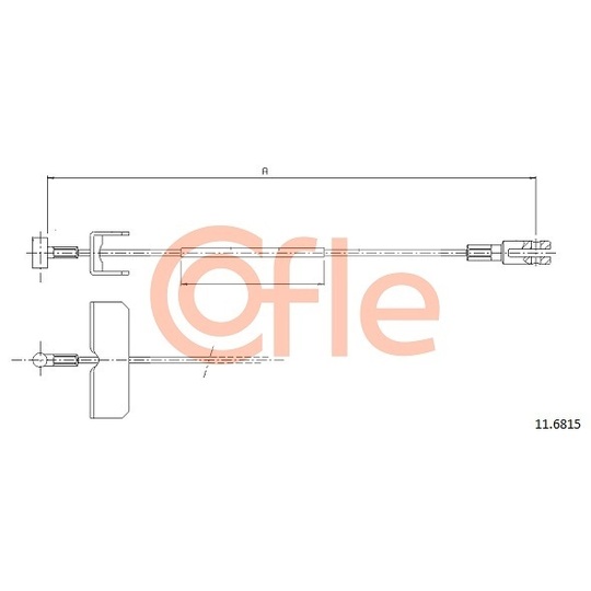 11.6817 - Cable, parking brake 