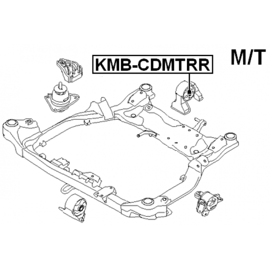 KMB-CDMTRR - Engine Mounting 