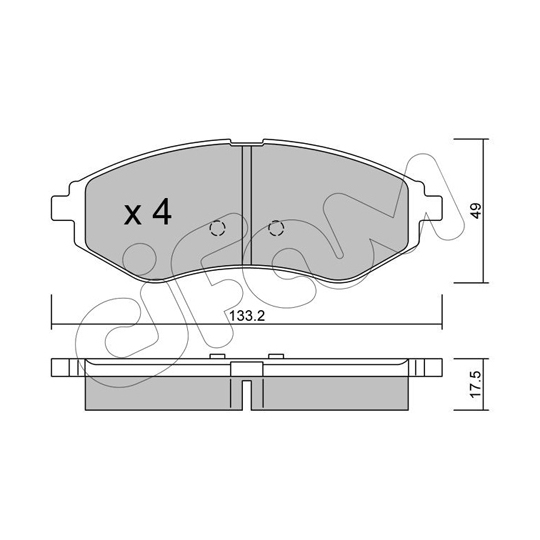 822-508-0 - Brake Pad Set, disc brake 