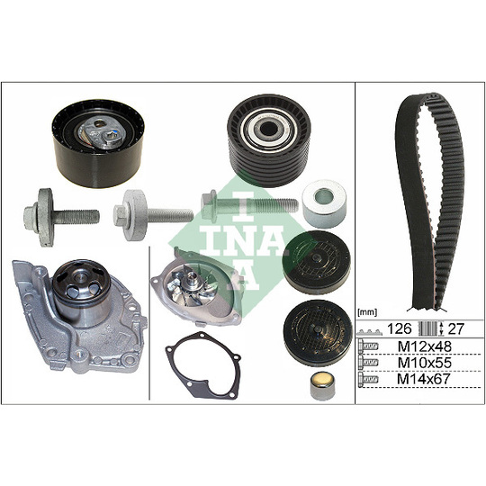 530 0638 30 - Water Pump & Timing Belt Set 