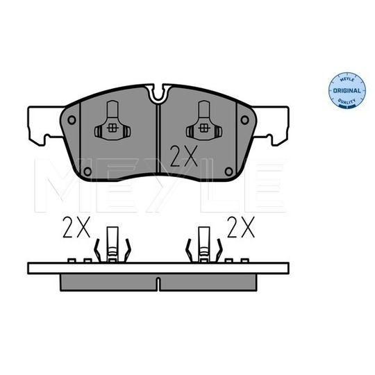 025 251 9021 - Brake Pad Set, disc brake 