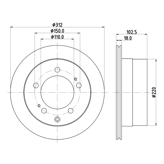 MDC2452 - Brake Disc 