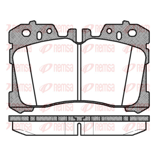 1320.00 - Brake Pad Set, disc brake 