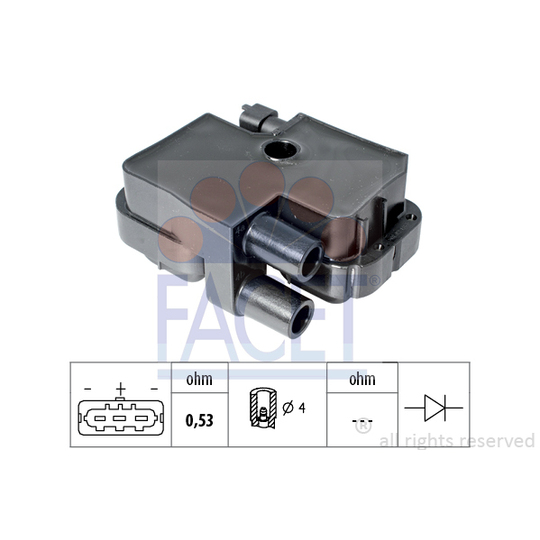 9.6317 - Ignition coil 