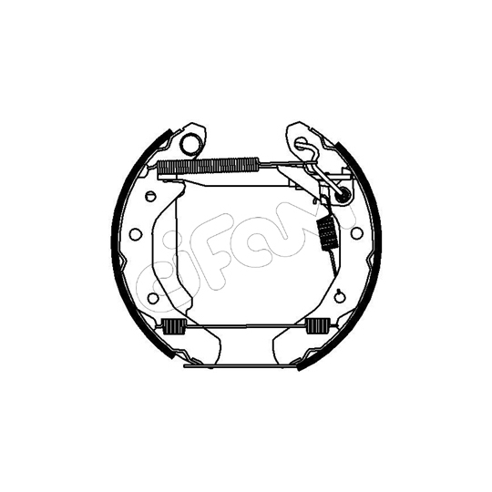 151-185 - Brake Shoe Set 