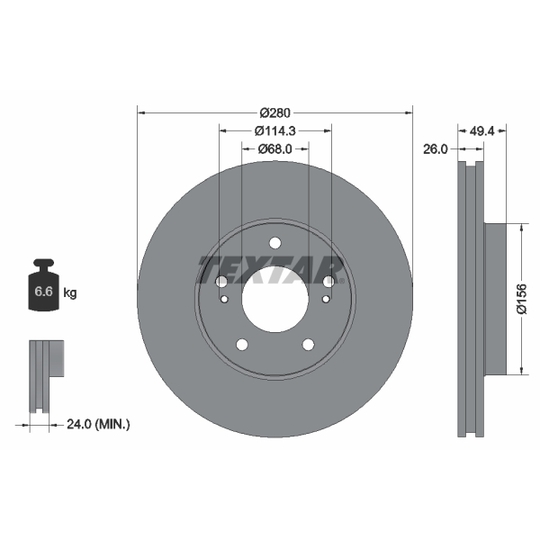 92179003 - Brake Disc 