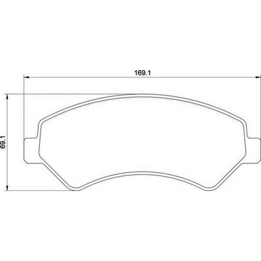 363710201656 - Brake Pad Set, disc brake 