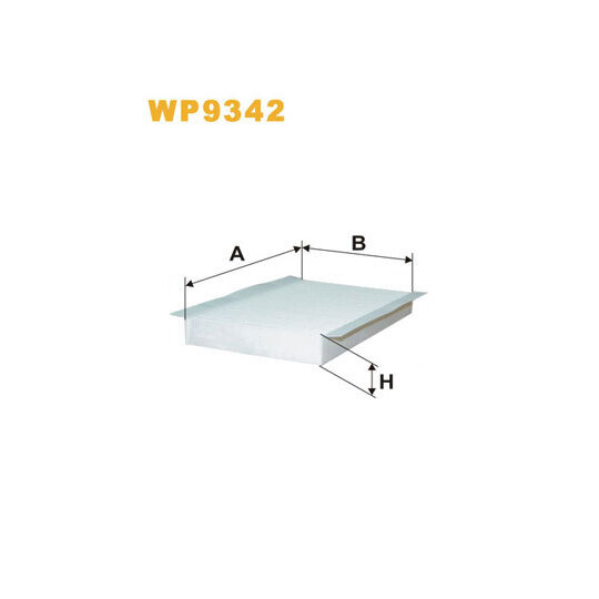 WP9342 - Filter, interior air 