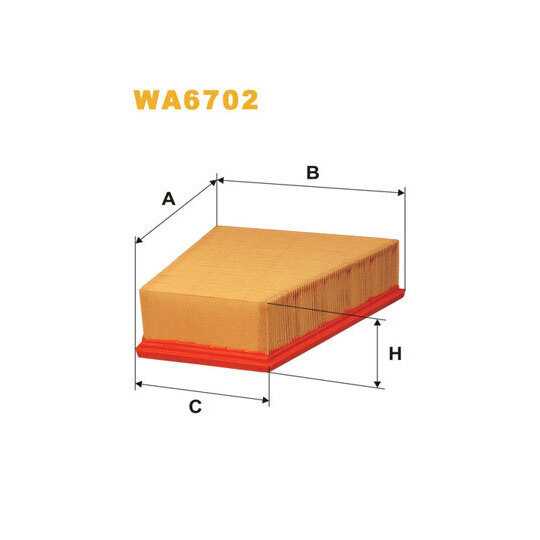 WA6702 - Air filter 