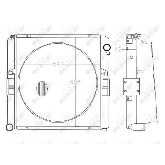 50197 - Radiator, engine cooling 