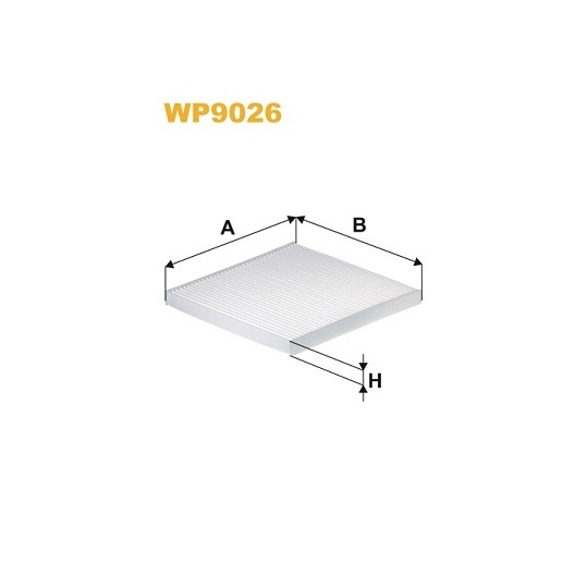 WP9026 - Filter, interior air 