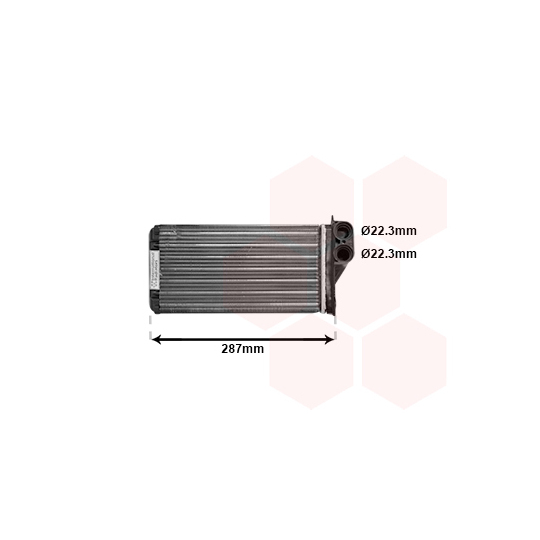 09006232 - Heat Exchanger, interior heating 