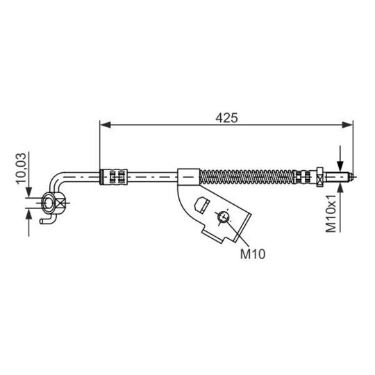 1 987 476 567 - Brake Hose 