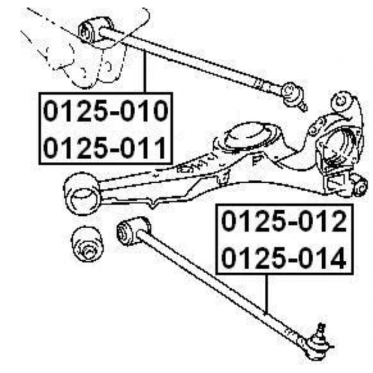 0125-012 - Track Control Arm 