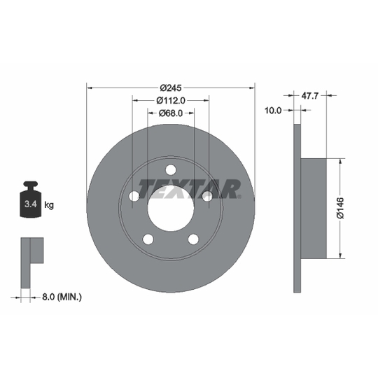 92088503 - Brake Disc 