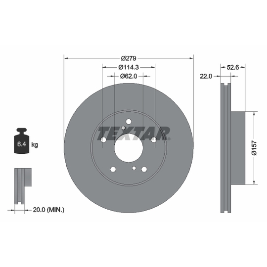 92080900 - Brake Disc 