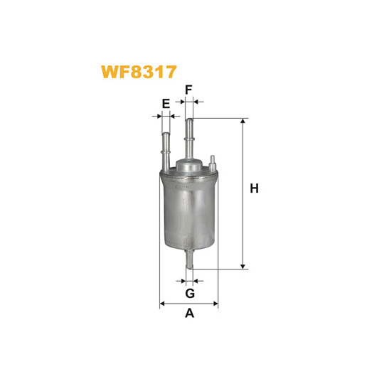 WF8317 - Kütusefilter 