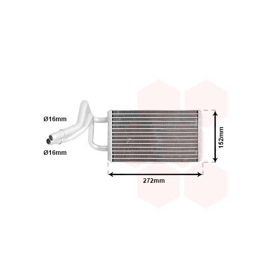 18006317 - Heat Exchanger, interior heating 