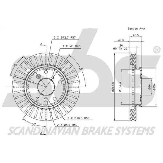 1815203220 - Brake Disc 